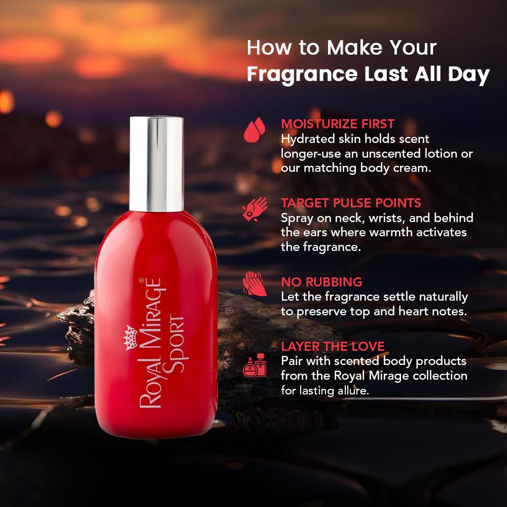 Royal Mirage Sport Eau de Cologne 120ml