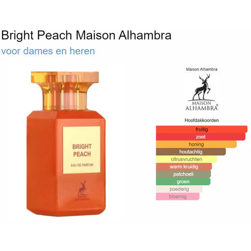 Maison Alhambra Bright Peach Eau de Parfum 80ml