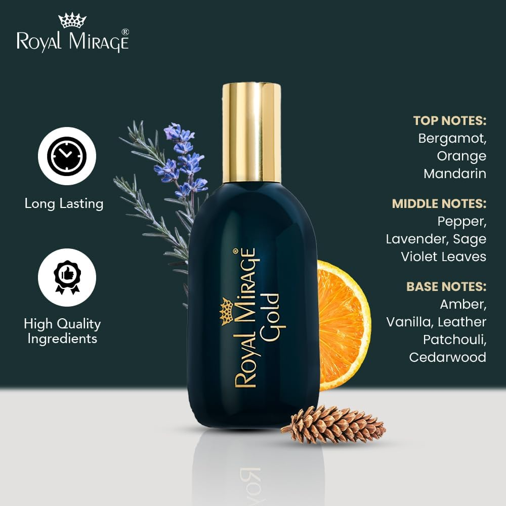 Royal Mirage Gold Eau de Cologne 120ml