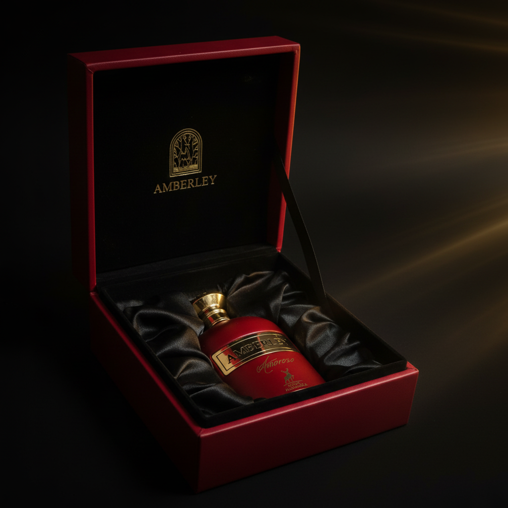 Amberley Amoroso luxury perfume editorial shot