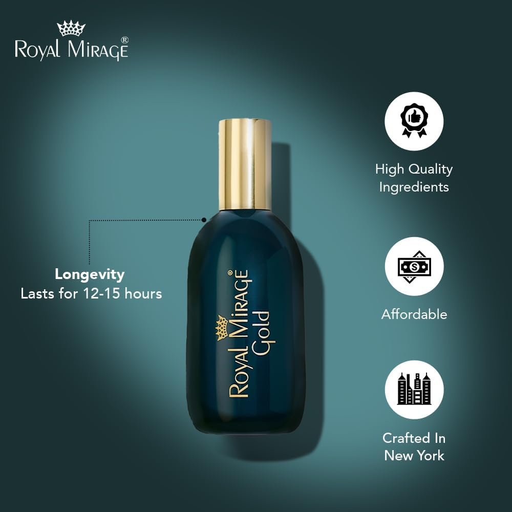 Royal Mirage Gold Eau de Cologne 120ml